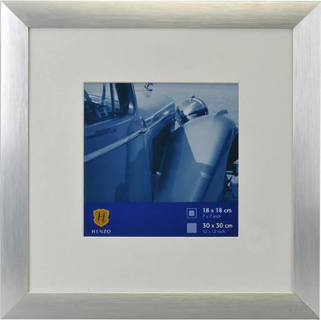 Cornice Argento 30x30 Henzo LUZERN - Stile Moderno per Pareti