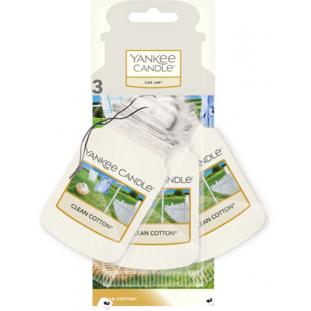 Yankee Candle Clean Baumwolle Bonus Pack, Hängende Produktbild 