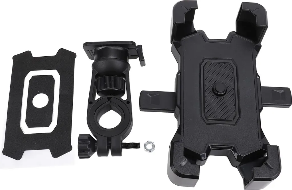 Staffa Smartphone Moto 360° Alluminio Ammortizzata One Touch Lock - 1