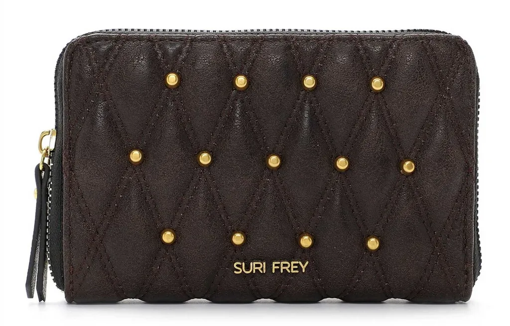 Portefeuille Corey SURI FREY marron foncé : fini le désordre dans le sac