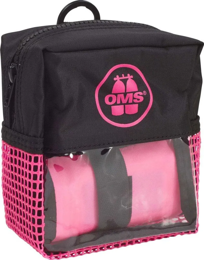Offerta OMS Safety Set I Rosa: Boa 1m + Spool + Tasca - Subacquea