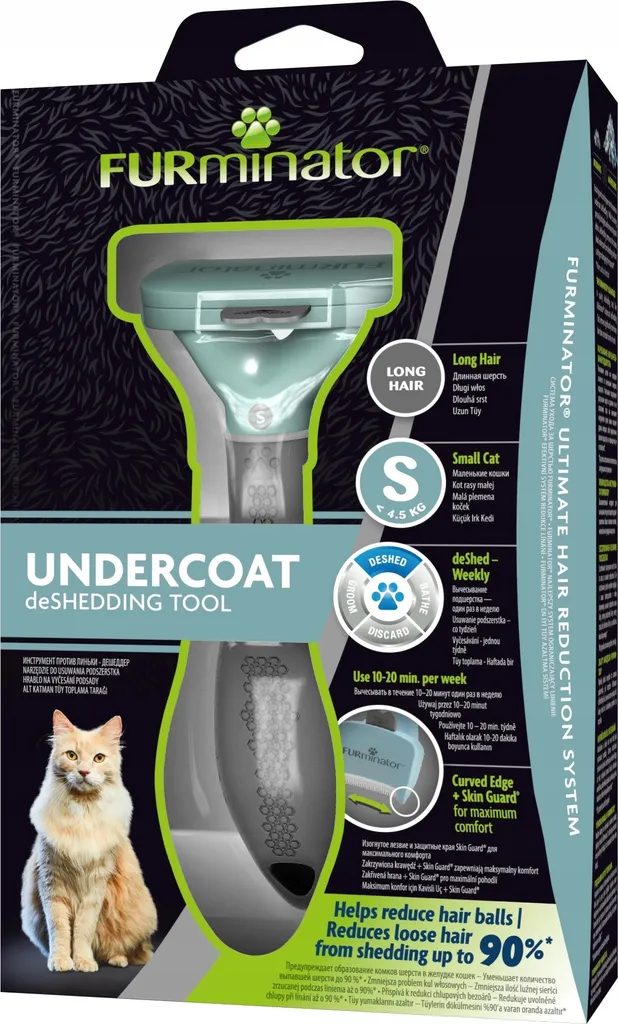 Dites Adieu aux Boules de Poils : FURminator Chat Petit Poils Longs