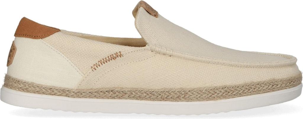 HEYDUDE Harbor Lo Loafer Espadrille Herren Egret/Multi Größe 44
