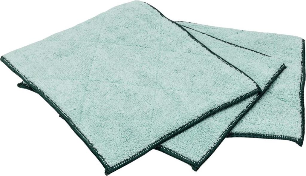 Bambus Reinigungstücher Set - 20 x 25cm - 3 Stück - Premium Fenster- und Spiegelputztücher