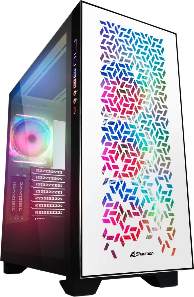 Boîtier PC E-ATX Sharkoon ELITE SHARK CA300H Idéal pour Config Gaming