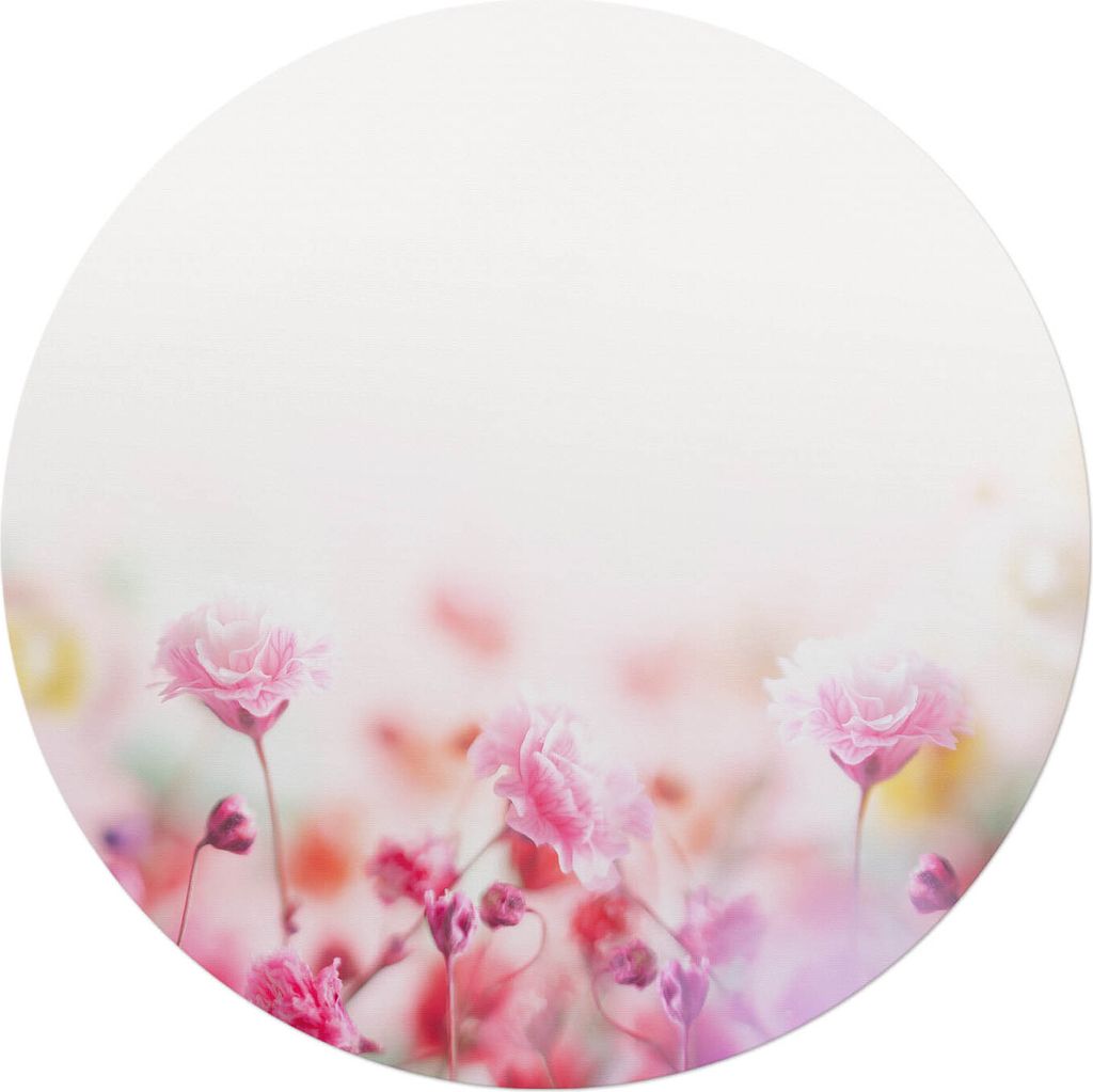 Pastellfarbene Wiesenblumen – Bodenschutzmatte – Stuhlunterlage – Bürostuhlmatte – Rutschfeste Bodenmatte – Schutzmatte für Hartboden ...