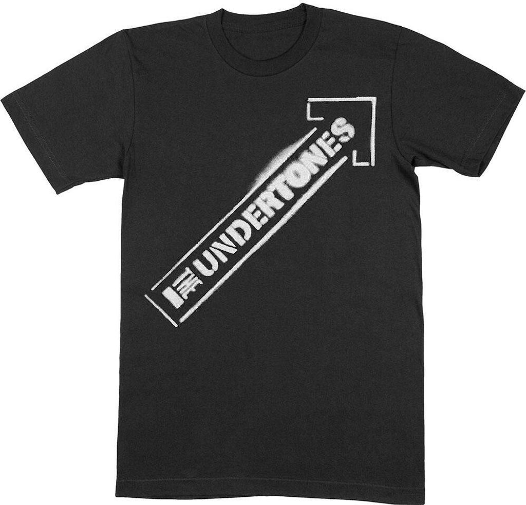 The Undertones - "Arrow Spray" T-Shirt und Maske für Herren/Damen Uni RO13013 (XL) (Schwarz)