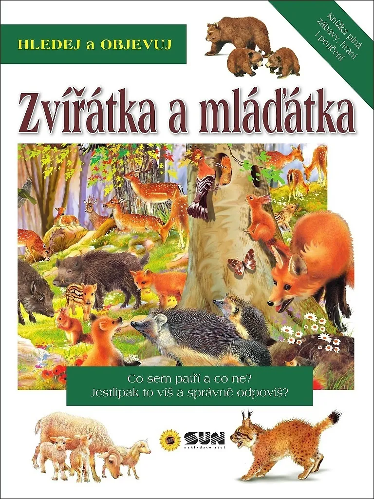 Livre Cherche et Trouve Animaux Anti-Déchirure pour Enfant Curieux et Actif