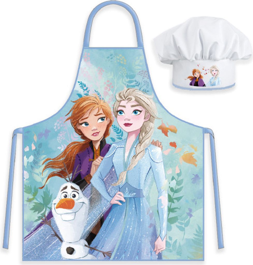 Kinderschürze mit Kochmütze Frozen Breeze Produktbild 