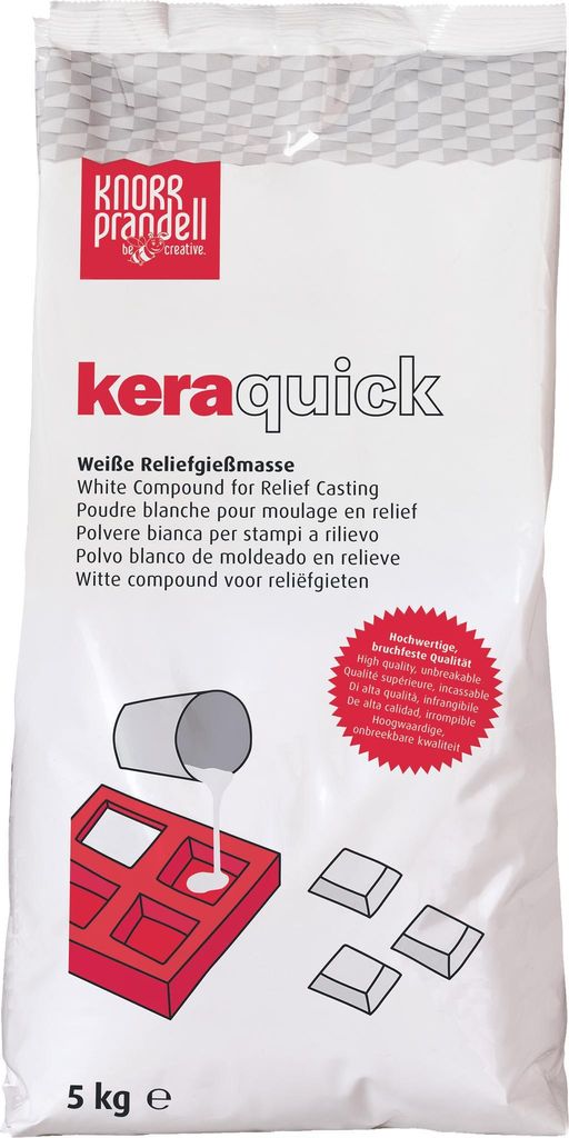 Gießmasse keraquick | weiß, 5 kg