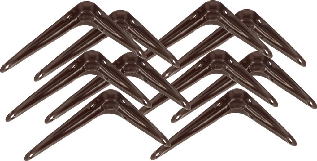 KOTARBAU® 10er Set Regalwinkel 100x75 mm Regalträger Produktbild 