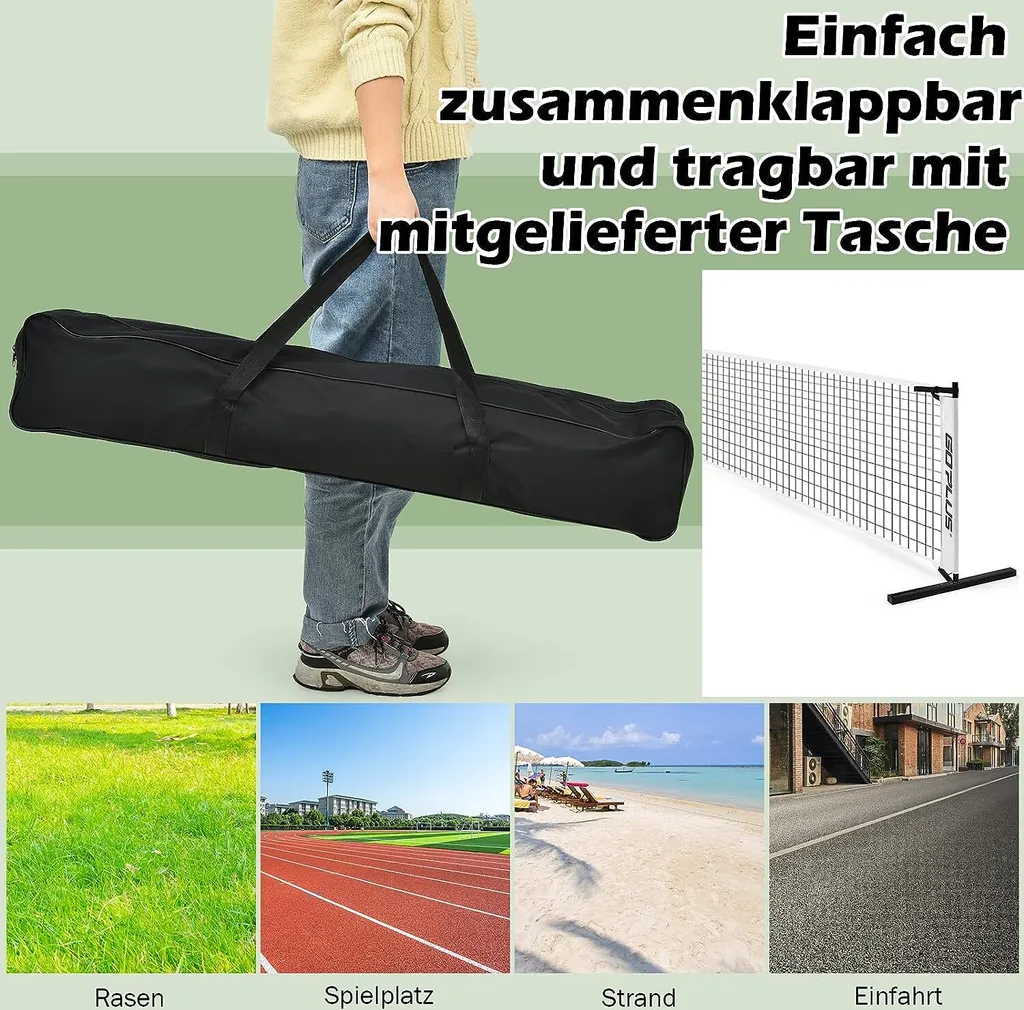 Filet de Pickleball Résistant aux Intempéries avec Structure en Acier - 4