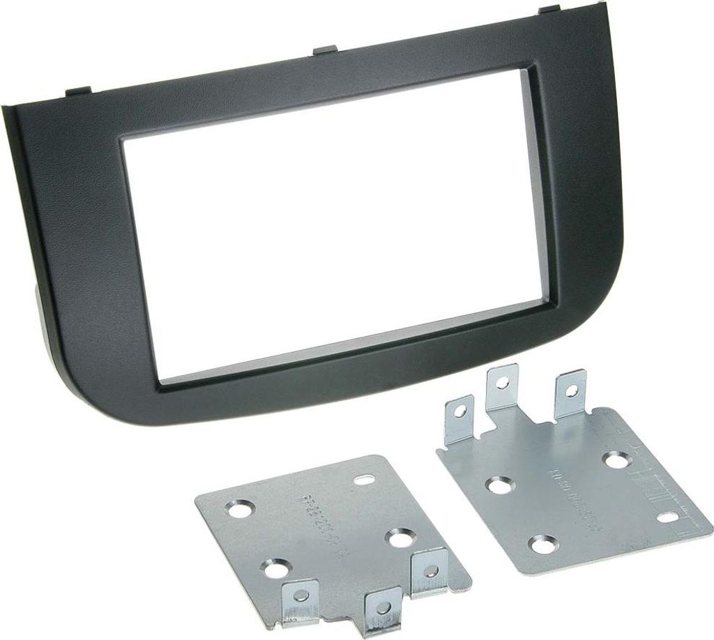 Radioblende 2-DIN Mitsubishi Colt 2008 > 2012 schwarz
