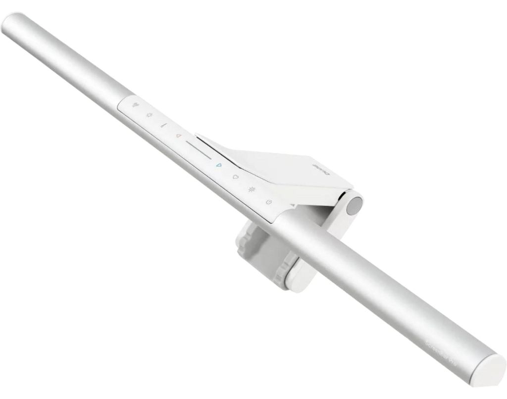 BenQ ScreenBar Pro, Silber, Acrylnitril-Butadien-Styrol (ABS), Aluminium, Polycarbonat (PC), Zink, 1000 lm, 2700 K, 6500 K, Tasten