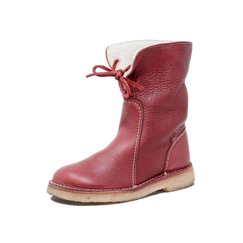 Anklin Damen Stiefel Nordic Bomb - Winterstiefel Mit Leopardenmuster