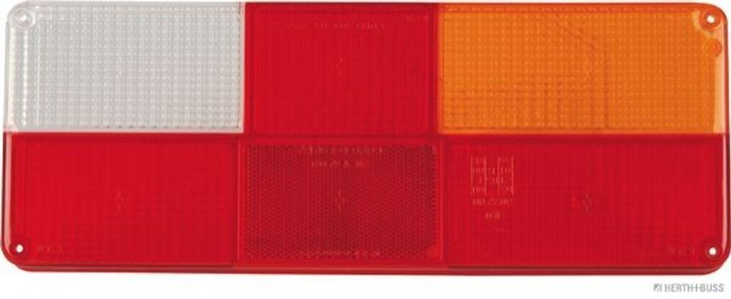 HERTH+BUSS ELPARTS Rücklichtglas Rücklicht-Abdeckung 83842506 Rechts für IVECO EUROCARGO I-III 380mm 145mm