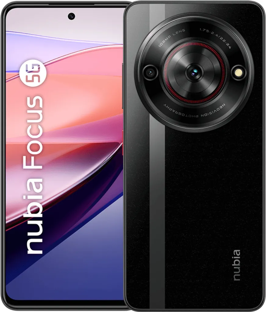ZTE Nubia Focus 5G 256GB Galactic Black Smartphone Android 6,6 Pouces
