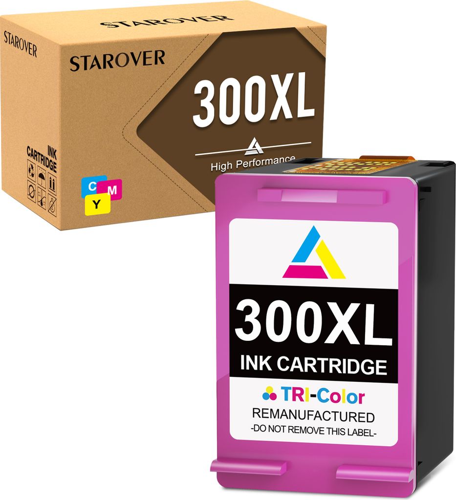 1er 300XL Color Druckerpatrone kompatibel für HP 300XL Deskjet F2492 F4210 F4224 F4272 F4280, CC644EE
