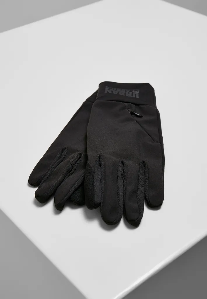 Guanti Urban Classics TB3868 | Logo Cuff Performance da S/M a L/XL - Colore: Nero - Taglia: S/M
