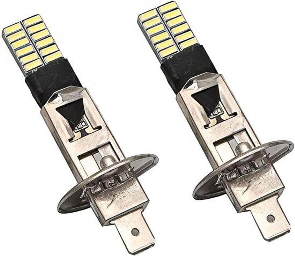 LED-Fahrlichter 2er Set 24-SMD 4014 LED Nebellichter mit DRL Tageslichtfunktion für Fahrzeuge 6000K Weiß Licht