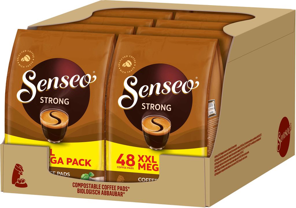 SENSEO Pads Strong 480 Kaffeepapds XXL Paket - 10 x 48 Produktbild 
