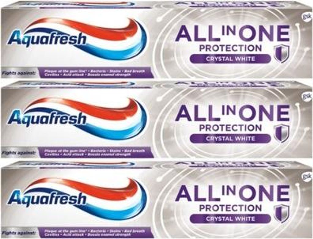 Aquafresh All In One Schutz Zahnpasta Whitening, 100ml