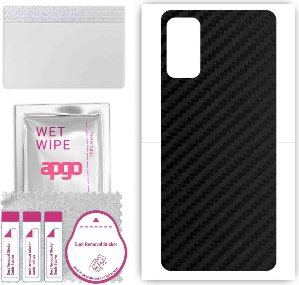 apgo Rückseite Schutzfolie, Skin, kompatibel mit Redmi Note 10T 5G, Hinten Displayschutzfolie aus Vinylfolie, kratzfest, einfache Montage - Schwar...