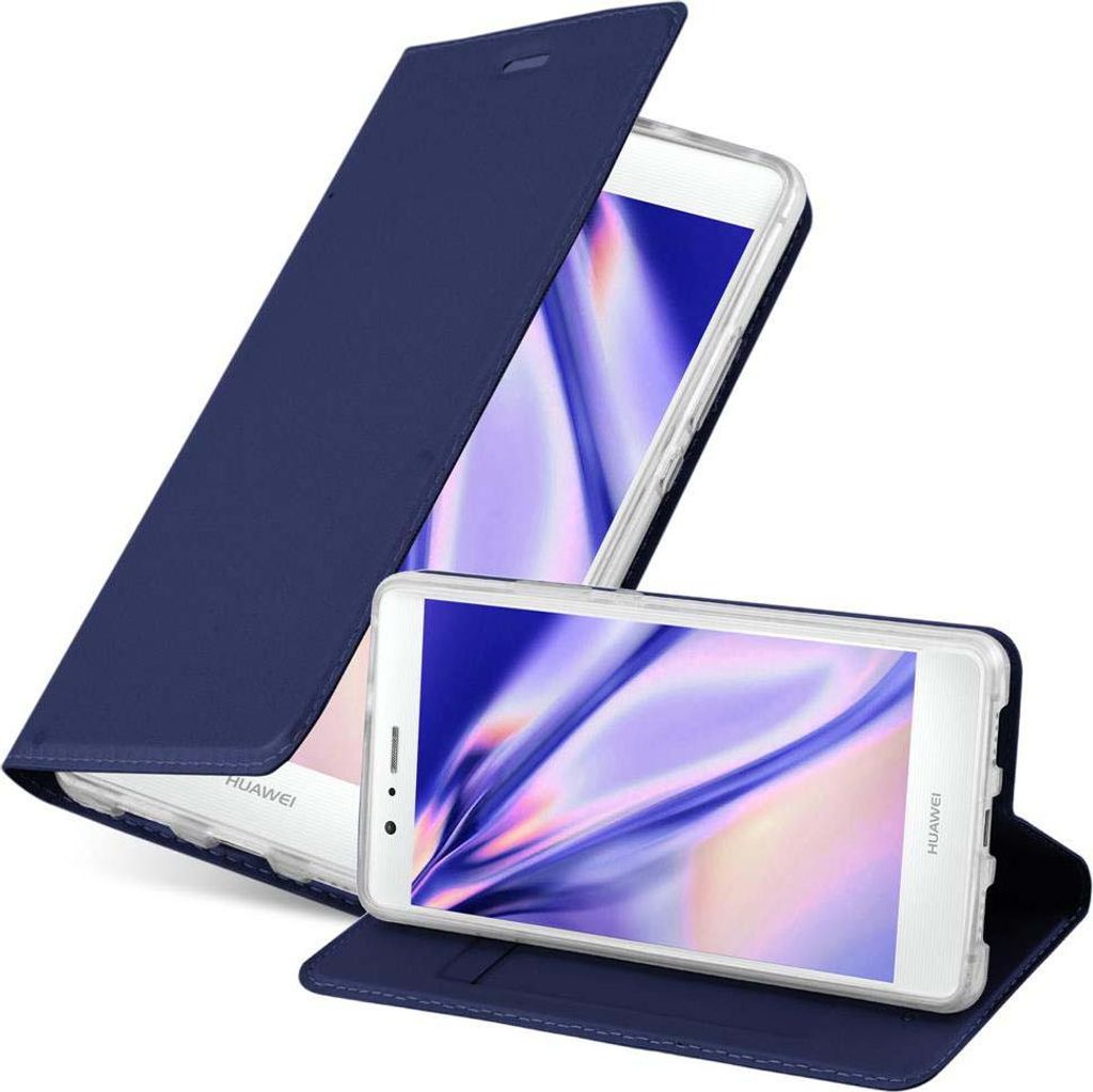 Cadorabo Handyhülle für Huawei P9 LITE 2016 / G9 LITE Schutz Hülle in Blau Cover Etui Book Case Booklet