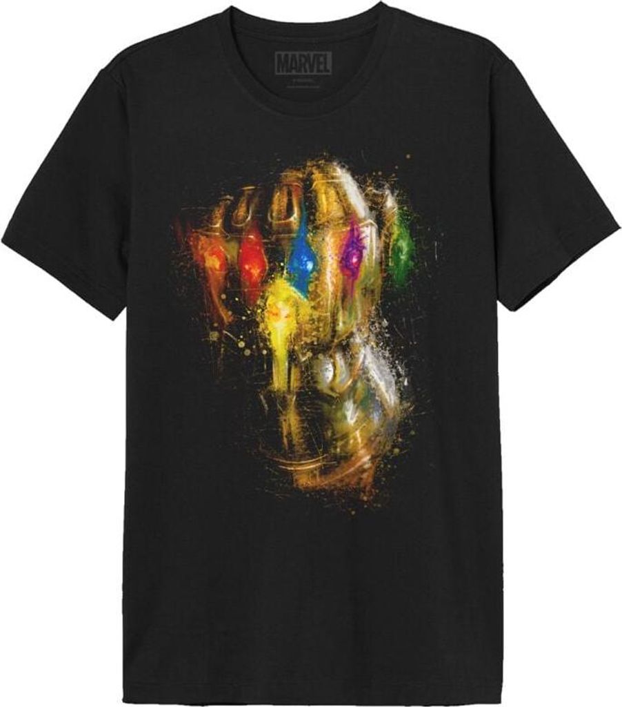 Spider-Man T-Shirt Herren Destroy Gauntlet schwarz XL