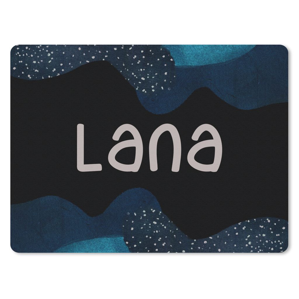 MuchoWow Mauspad Mousepad Lana - Pastell - Mädchen 40x30 cm - Mousepads - Maus Mat - Pad - Mausunterlage - Anti Rutsch