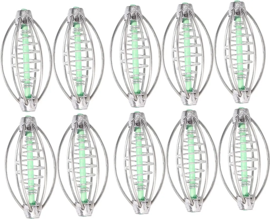 Ressort de pêche pour amorçage précis avec cage inox et perle XL 36g