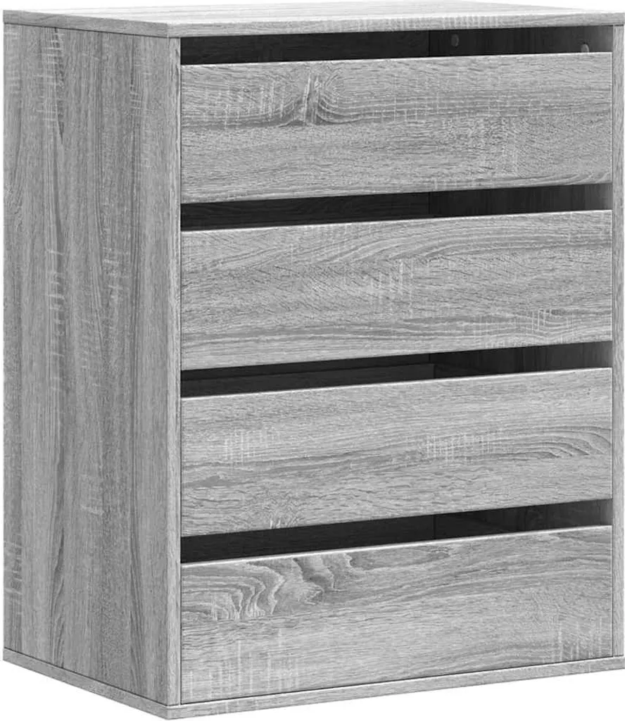 Cassettiera Grigio Sonoma vidaXL 60cm - Design Minimal per Interni