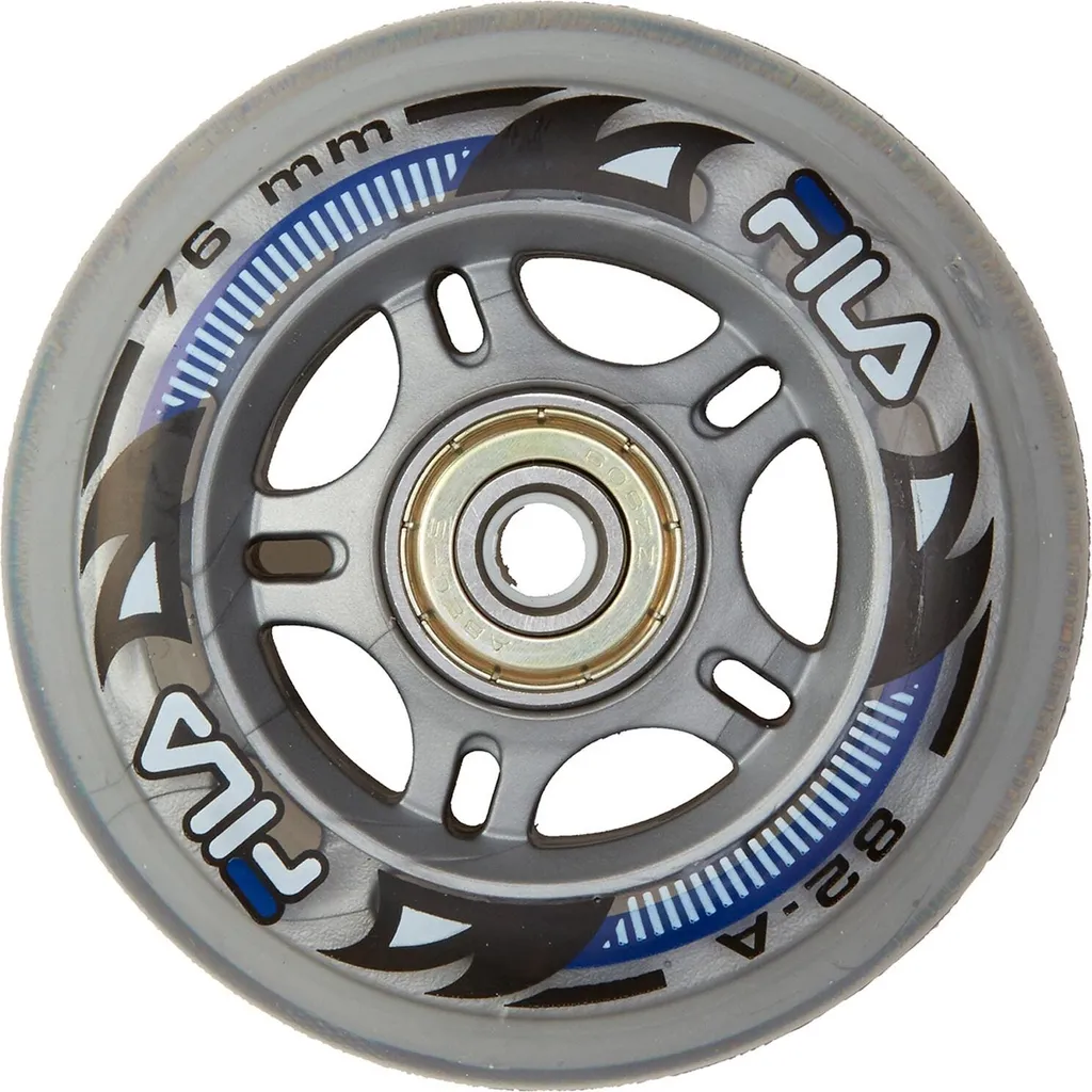 Roues de roller en ligne FILA 76mm 82A pack complet prêt à monter