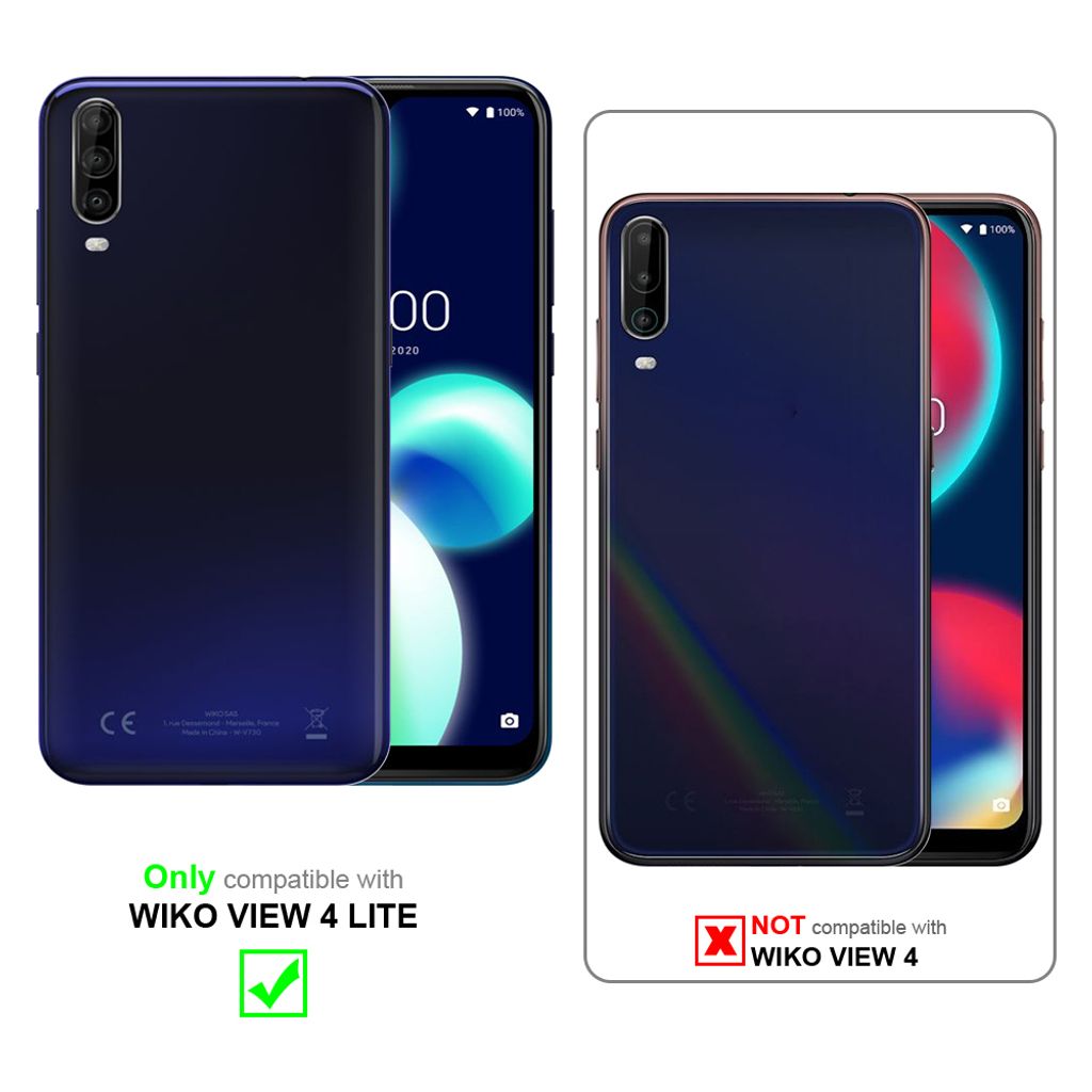 Cadorabo - Cadorabo Custodia Compatibile Con Wiko Lenny 5 In Nero Di