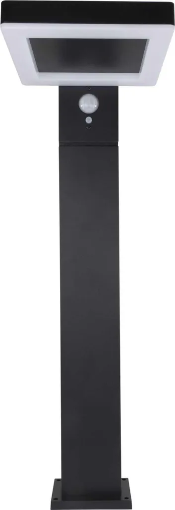 Ambiance terrasse : lampe solaire LED Square noire sans branchement