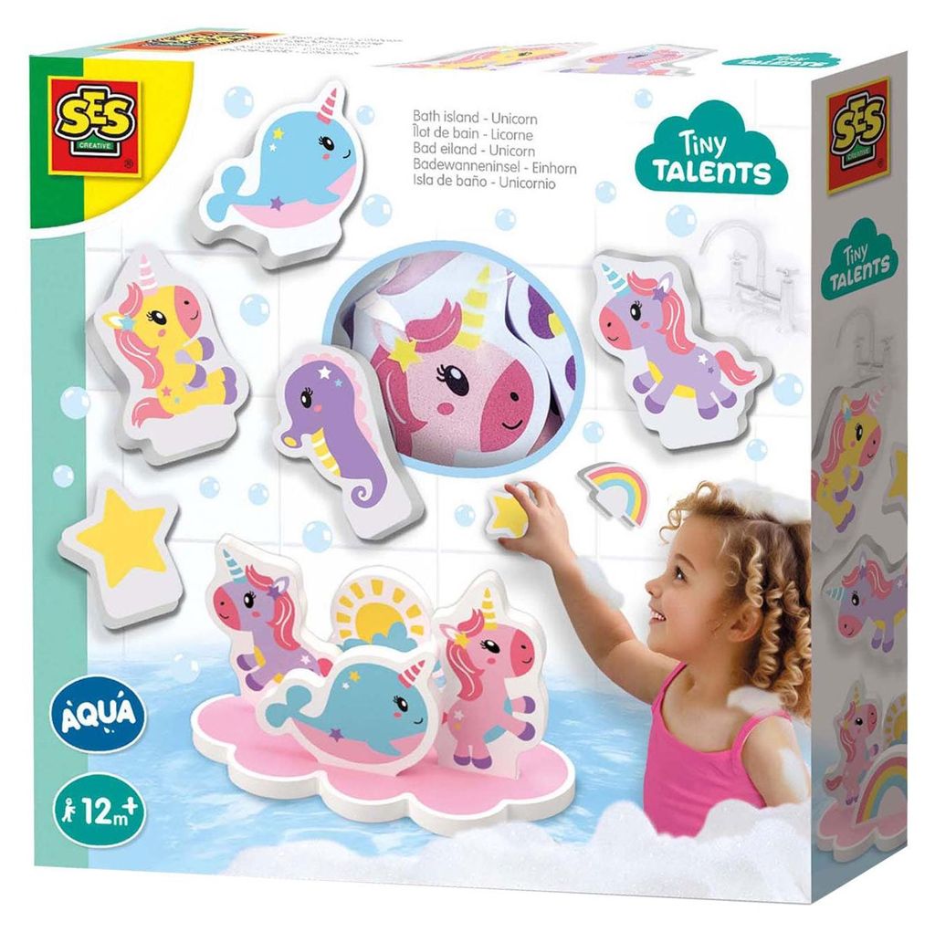 SES CREATIVE Schaumbadeinsel - Einhorn 13253