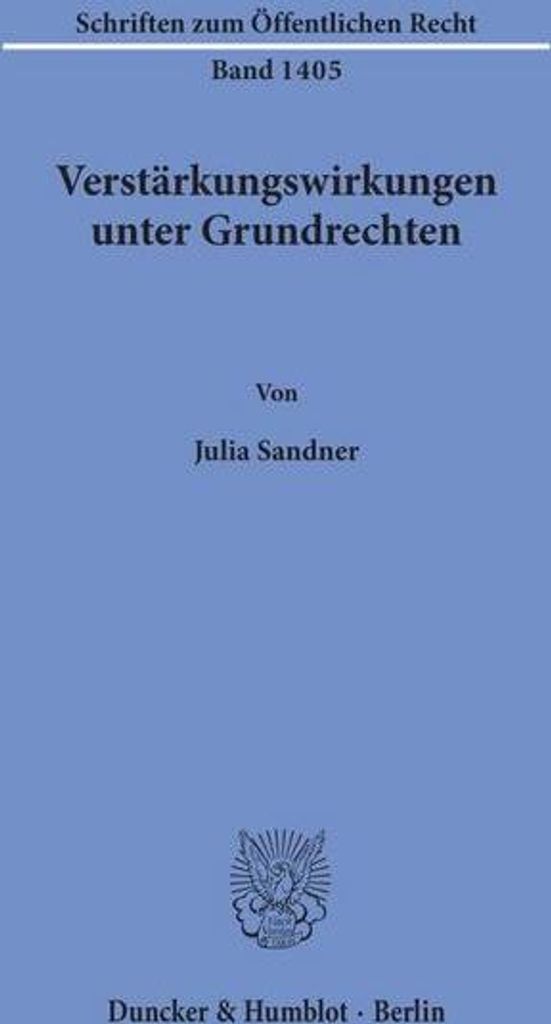 Verstärkungswirkungen unter Grundrechten.