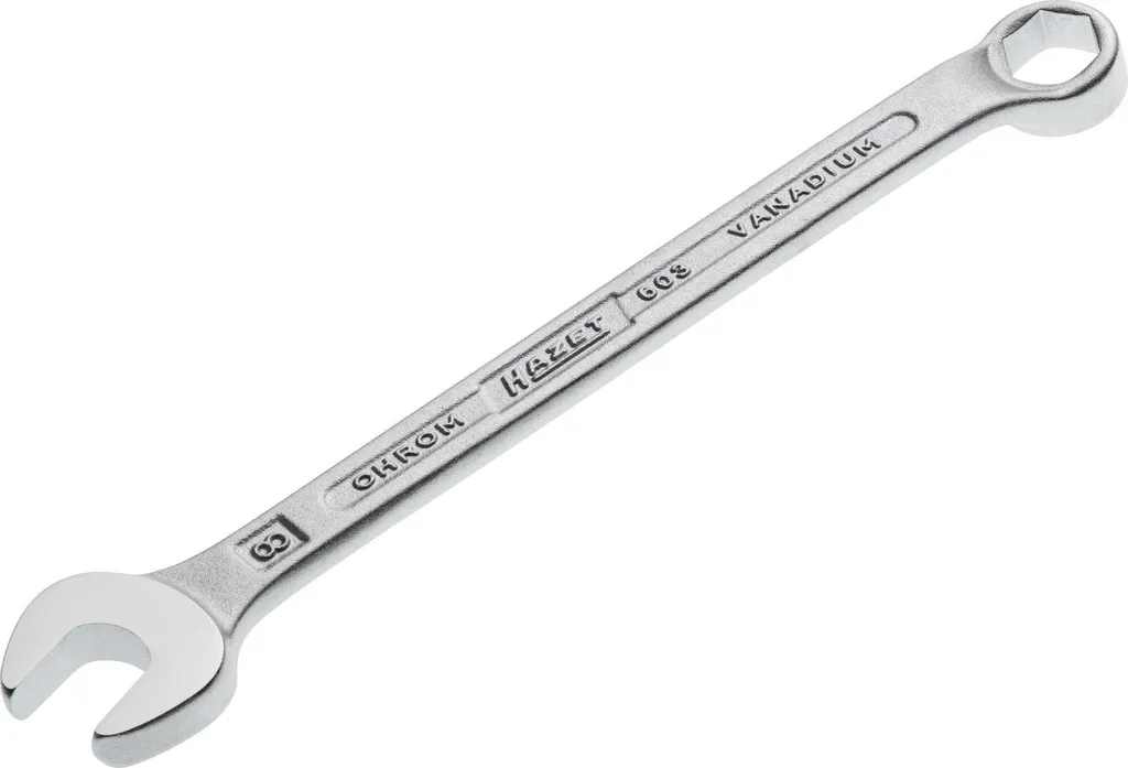 HAZET 600N-8 Chiave ad Anello e Fissa 8 mm - Alta Resistenza DIN 3113 - 5