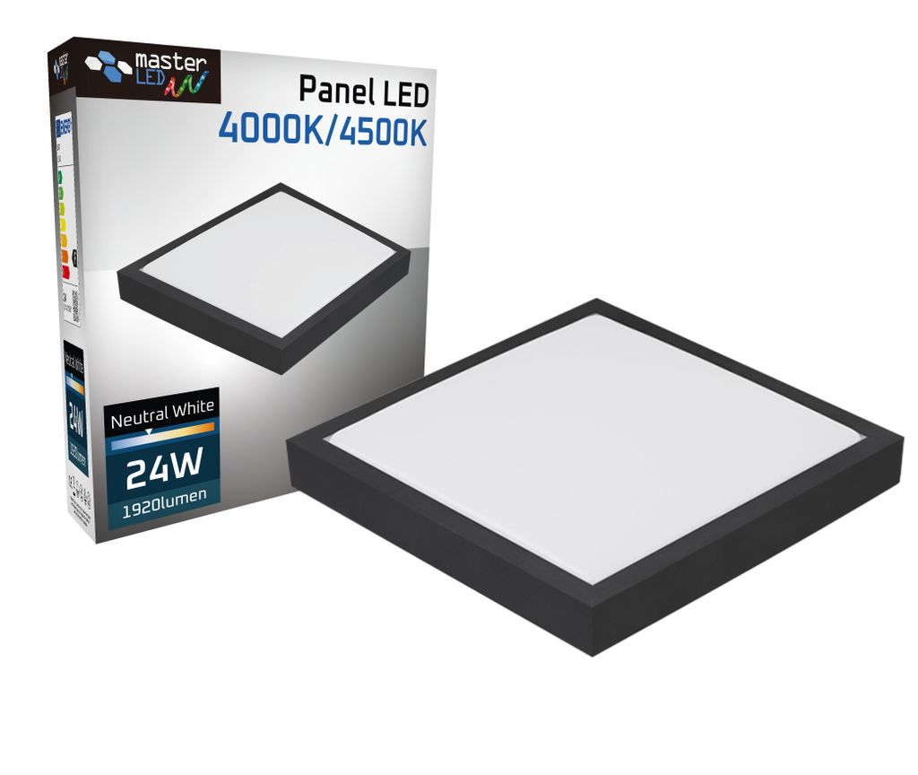LED stropní svítidlo MasterLED Proma, 24 W, hranaté, Obrázek produktu 