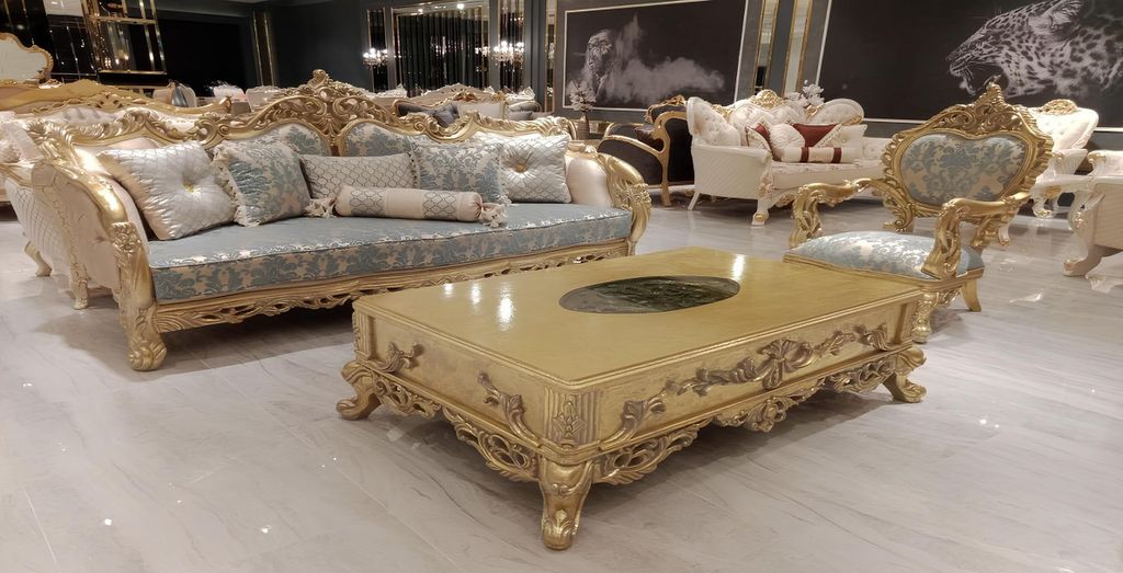 Gruppe Sofagarnitur 3+1 Sitzer Couchtisch Sofa Sessel Sofas Couch Wohnzimmer