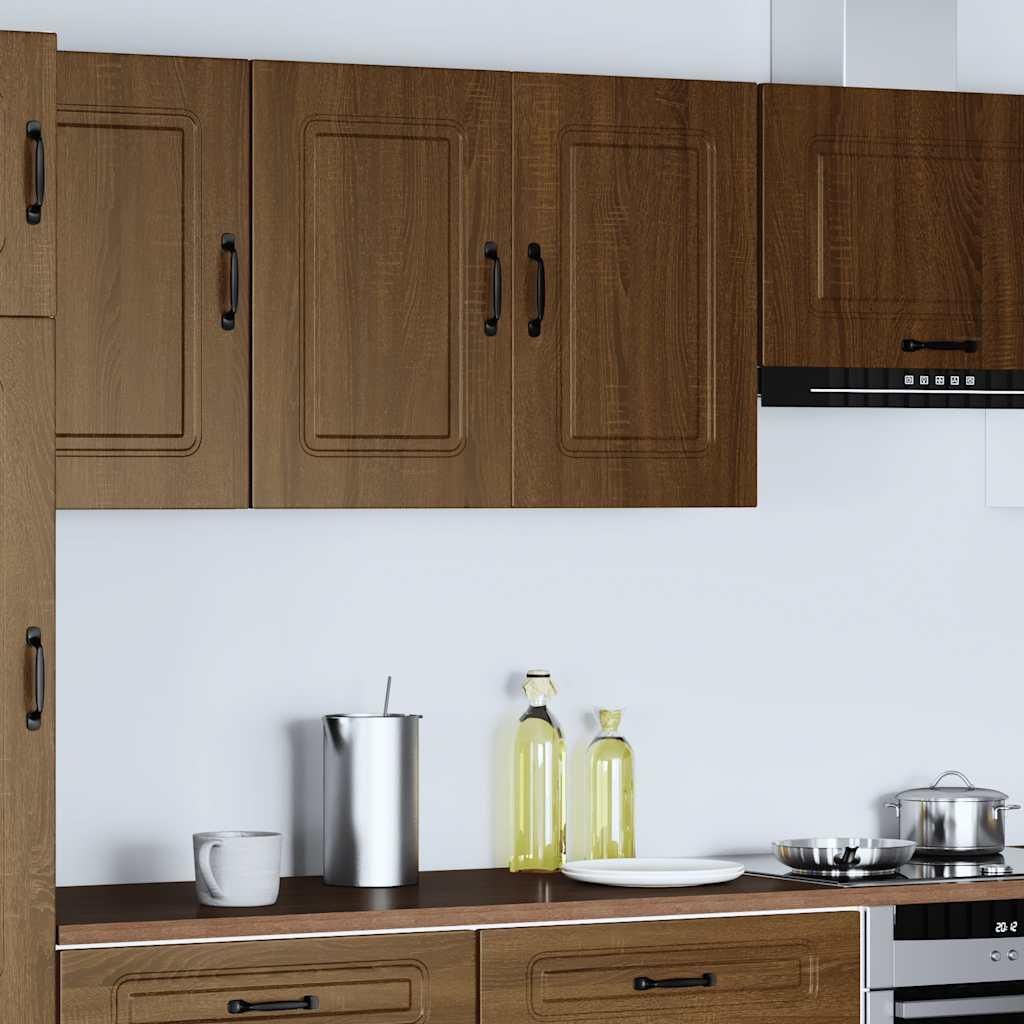 vidaXL Küchen-Hängeschrank Kalmar Braun Eichen-Optik Holzwerkstoff