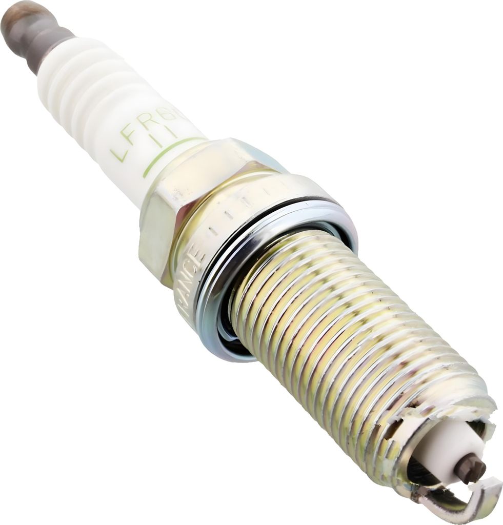 Zündkerzen Set NGK 6x LFR6C-11 V-Line Zündkerze entstört, 26,5mm besonders langes Gewinde Ø 14,0mm Hex 16,0mm, Elektrodenabstand 1,10mm, Wärme...