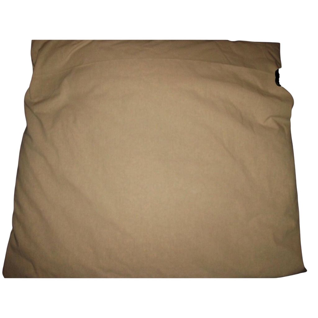 Dinkelkissen 80 x 80cm mit Reißverschluss; gefüllt mit gereinigten Dinkelspelz aus kontrollierten Vertragsanbau, Stoff 100% Baumwolle