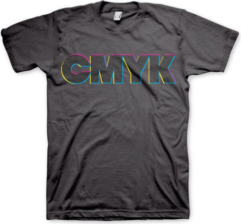 CMYK T-Shirt - XX-Large - Dark-Grey