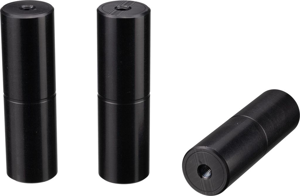 Bresser Distanz-Set 100 mm für Nebula Säulenaufsatz, 3 eloxierte Aluminiumhülsen, hohe Festigkeit
