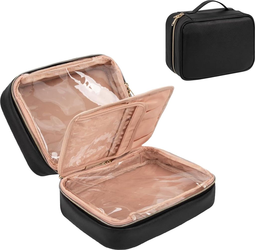 Wasserdichte Make-up-Tasche für Damen – Großer Kosmetik-Organizer für Reisen