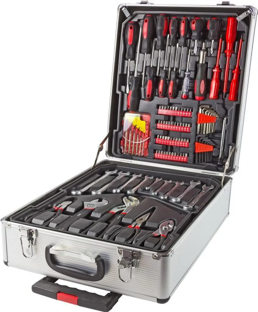 Finissez-en avec le désordre : coffret mobile alu avec 251 outils