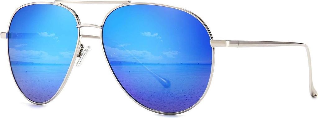 Übergroße Polarisierte Sonnenbrille für Frauen - Leichtes Produktbild 