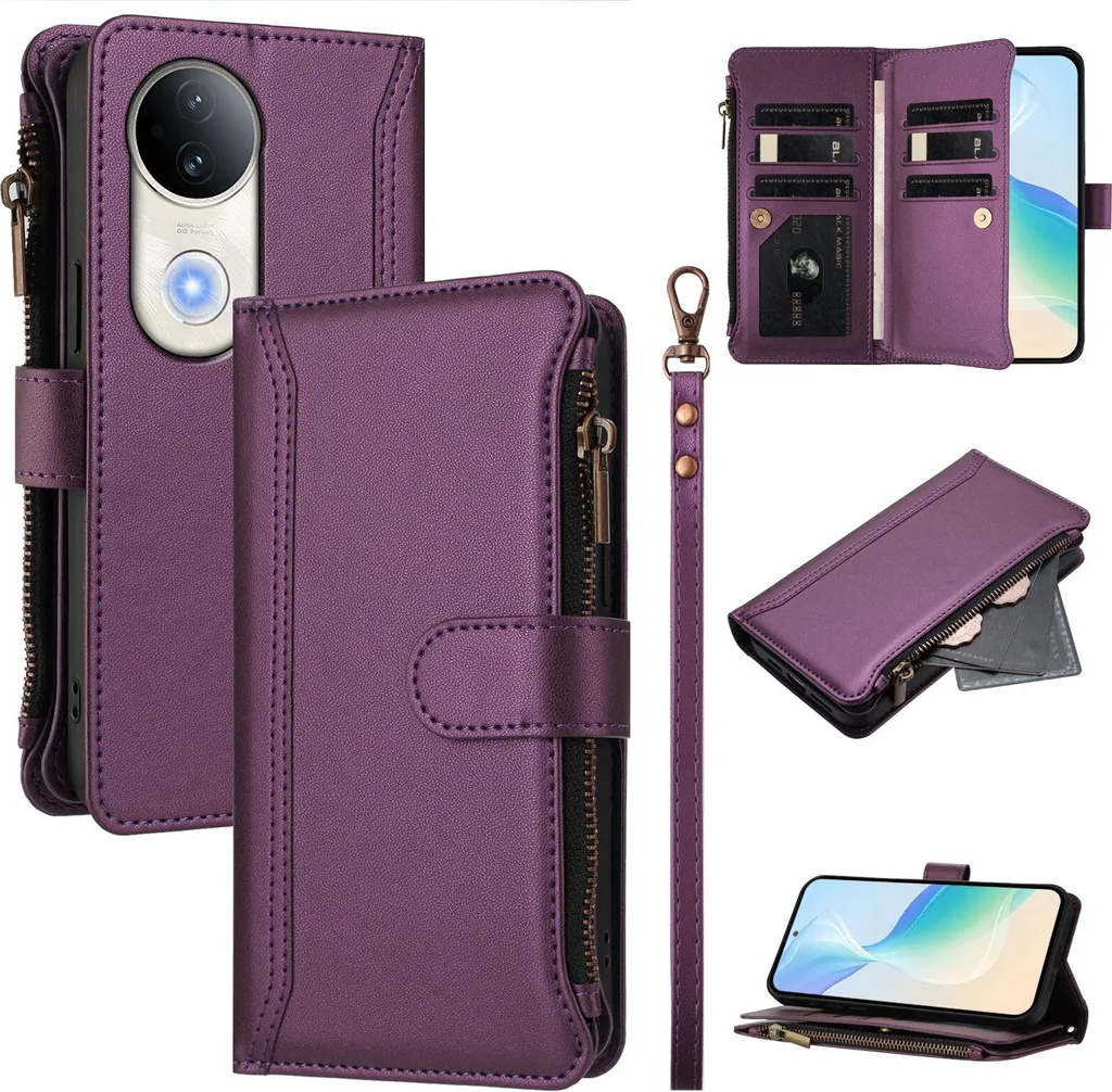 Cover per Vivo S20 con Cerniera e Portafoglio: Protezione e Praticità