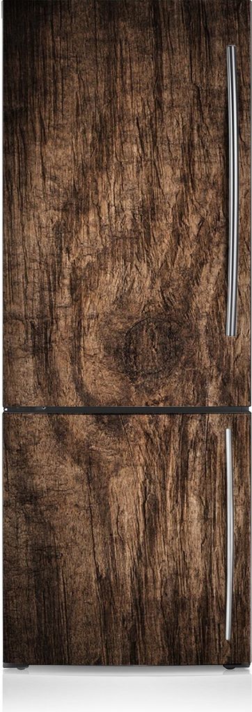 Magnetfolie Aufkleber Kühlschrankmagnete 70x190 cm - Altes Holz.